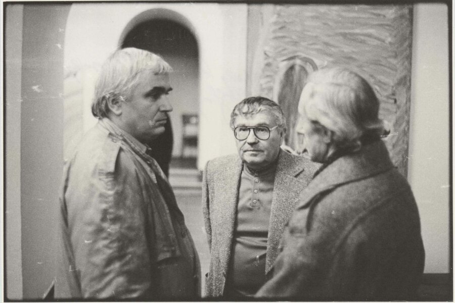 zleva Josef Chloupek, Ladislav Novák, Miroslav Štolfa